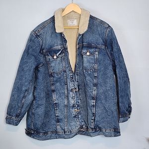 Sherpa Lined Jean Jacket